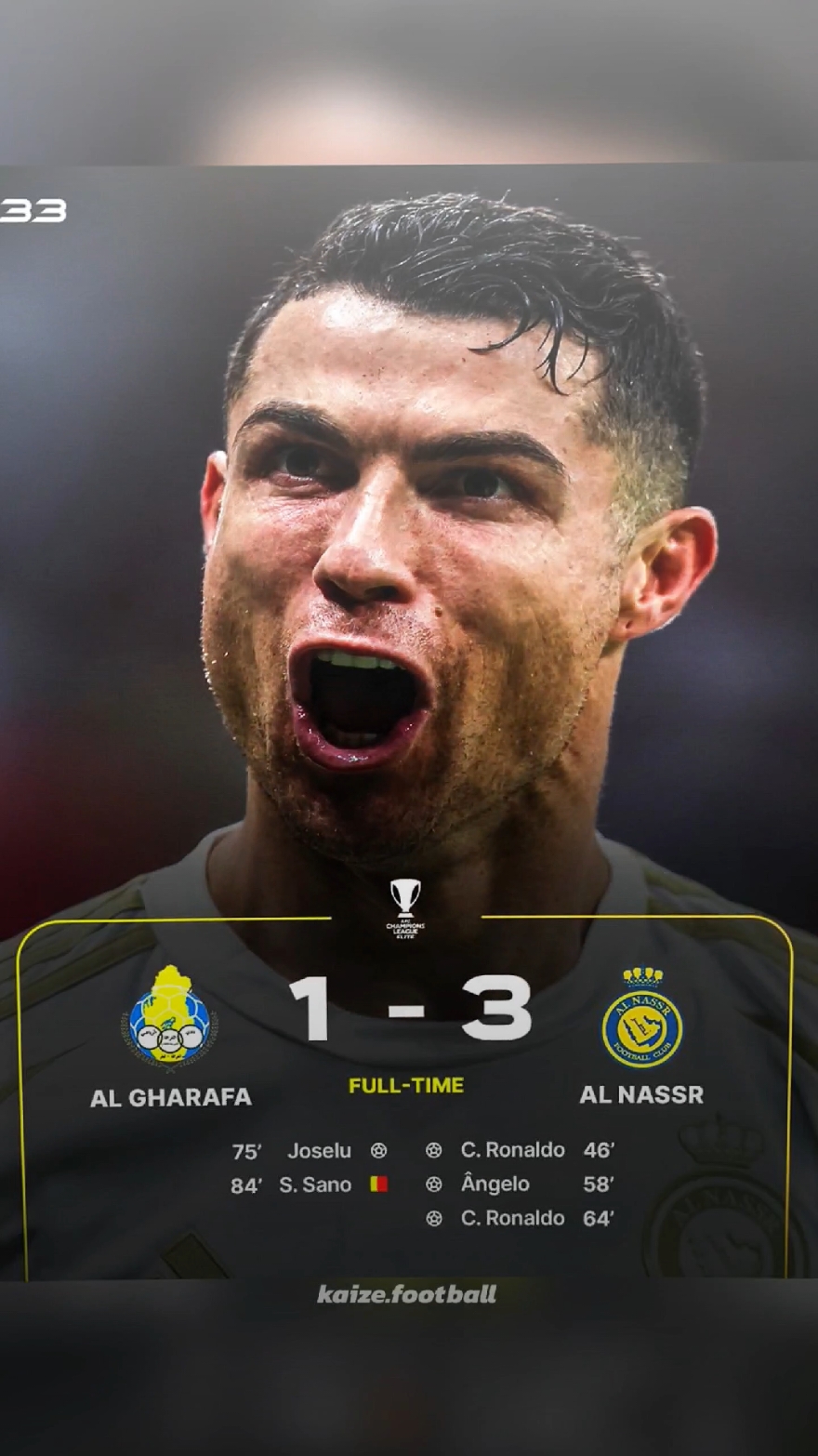 Ronaldo Mencetak Dua Gol Tadi Malam🤯 #fyp #foryou #football #ronaldo #cristianoronaldo #cr7 #alnassr #sepakbola 