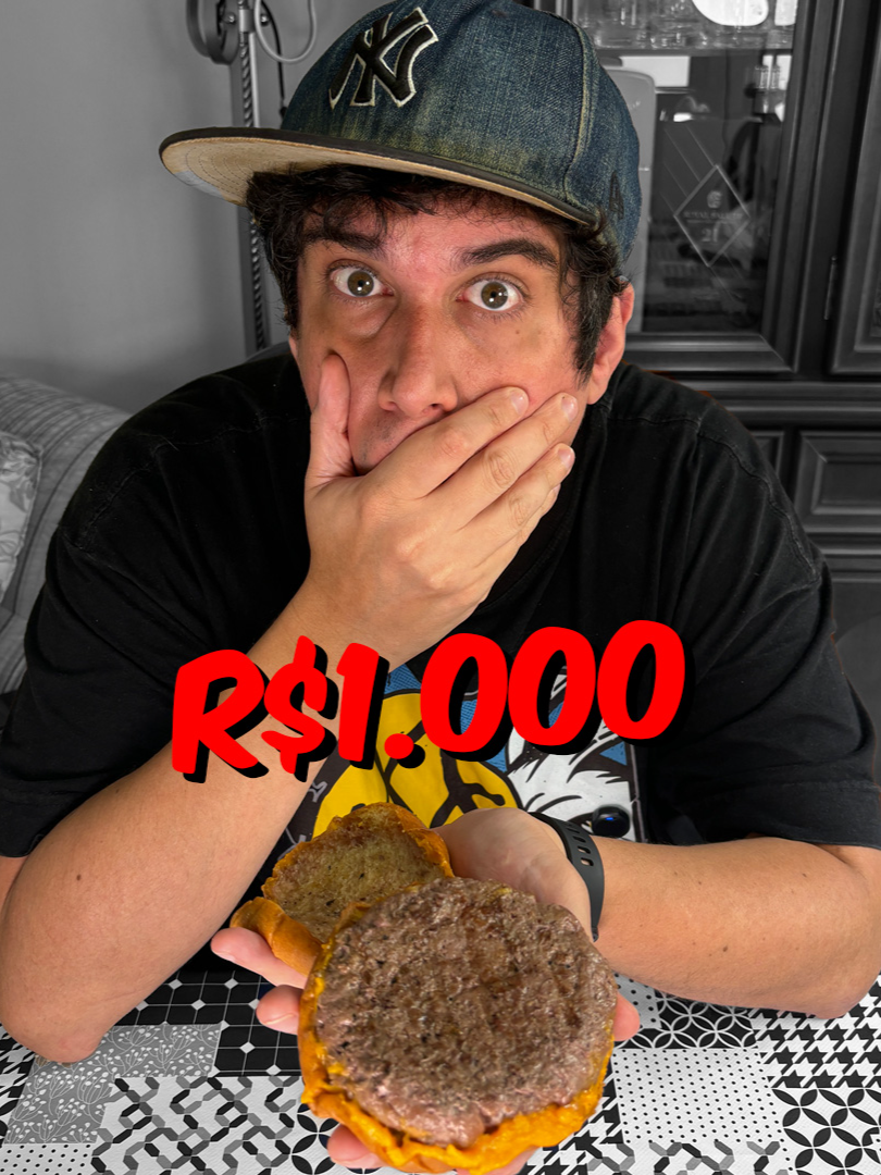 o hamburguer da carne de R$1.000! 😲