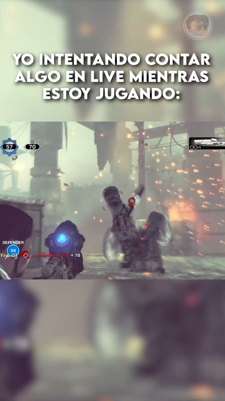 ¿Cuantos de aquí también les pasa? 😂🫠 #streaming #gearsofwar #viralreelsシ #comedia #videoviralシ #elyayogt #yayogt #gaming #humor #memegamer 