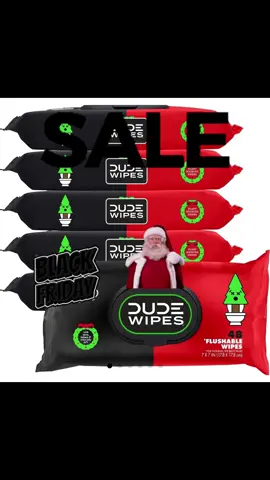 Christmas scented DudeWipes now on SALE!! These wipes will surely make your family gathering more festive!! #gift #christmas #dudewipes #poop #clean #tiktokshopblackfriday #tiktokshopcybermonday #tiktokshop #TikTokShop #stockingstuffers #fyp @dudewipes 