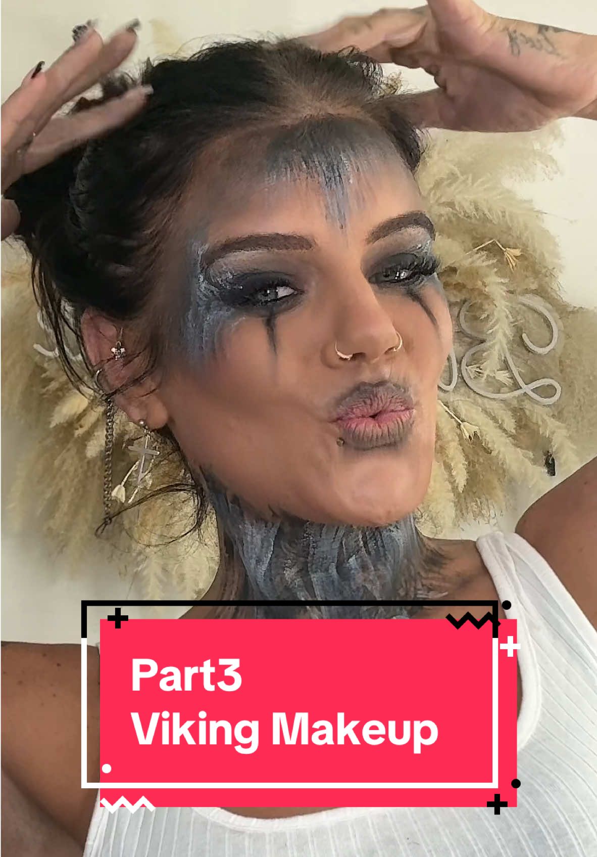 Part3 Viking MakeUp ⚔️ #viking #makeup #tutorial