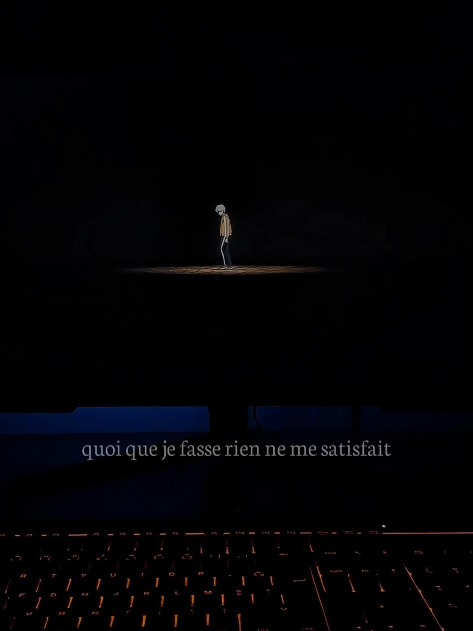 quoi que je fasse rien ne me satisfait... #anime #windbreaker #animeedit #sad #citation 