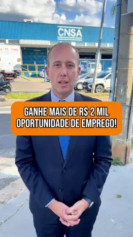 GANHE MAIS DE R$ 2 MIL OPORTUNIDADE DE EMPREGO!