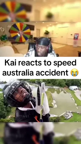 Kai reacts to speed australia accident #creatorsearchinsights #funnyvideos #fyp #foryoupage #satisfying #kaicenat #speed #ishowspeed 
