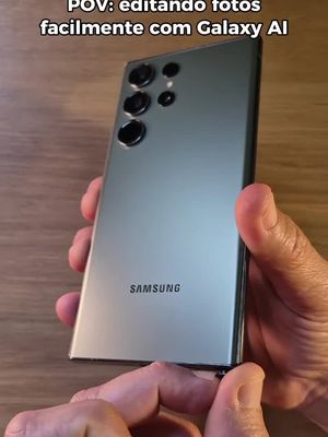 Com Galaxy AI fica fácil editar suas fotos. E mais fácil ainda concorrer a um ecossistema Samsung. 