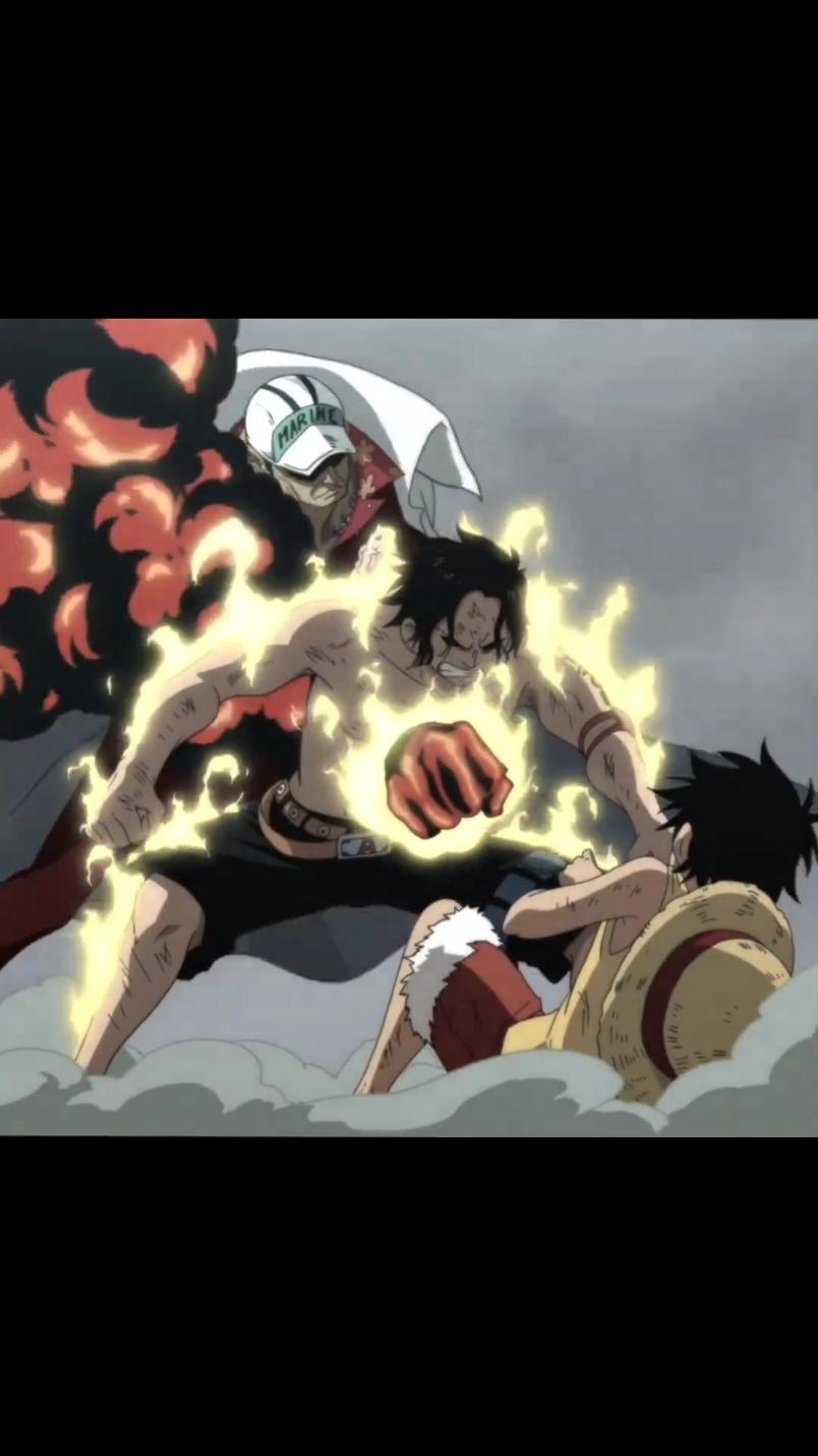 Ace died protecting his little Brother...🥲 #onepiece #onepieceedit #onepieceanime #onepiecefan #onepieceluffy #luffy #ace #sanji #zoro #akainu #garp #whitebeard #marcothephoenix #shanks #kaido #oda 