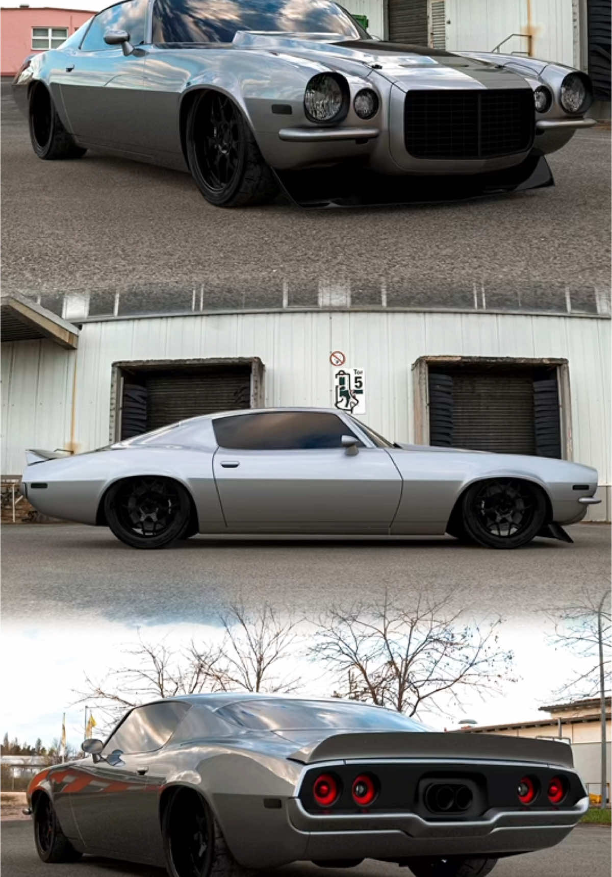 A more classic 70’s Camaro but with big wheels and a surprise where the exhausts come out, what do you think of this Restomod? I would love to see it come true, enjoy my new 3D animation 🔥🇻🇪  #camaro #chevrolet #camaross #camarolove #camaroworldwide #camaroclub #camarofamily #camaroporn #camarosofinstagram #camaronation #camaro_porn #camarosonly #muscle #musclecar #musclecars #cars #car #carsofinstagram #carswithoutlimits #carstagram #custom #customcar #customcars