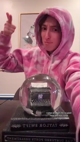 I used to collect disney princess snow globes so this is special 🥹 #taylorswift #ttpd #taylornation 