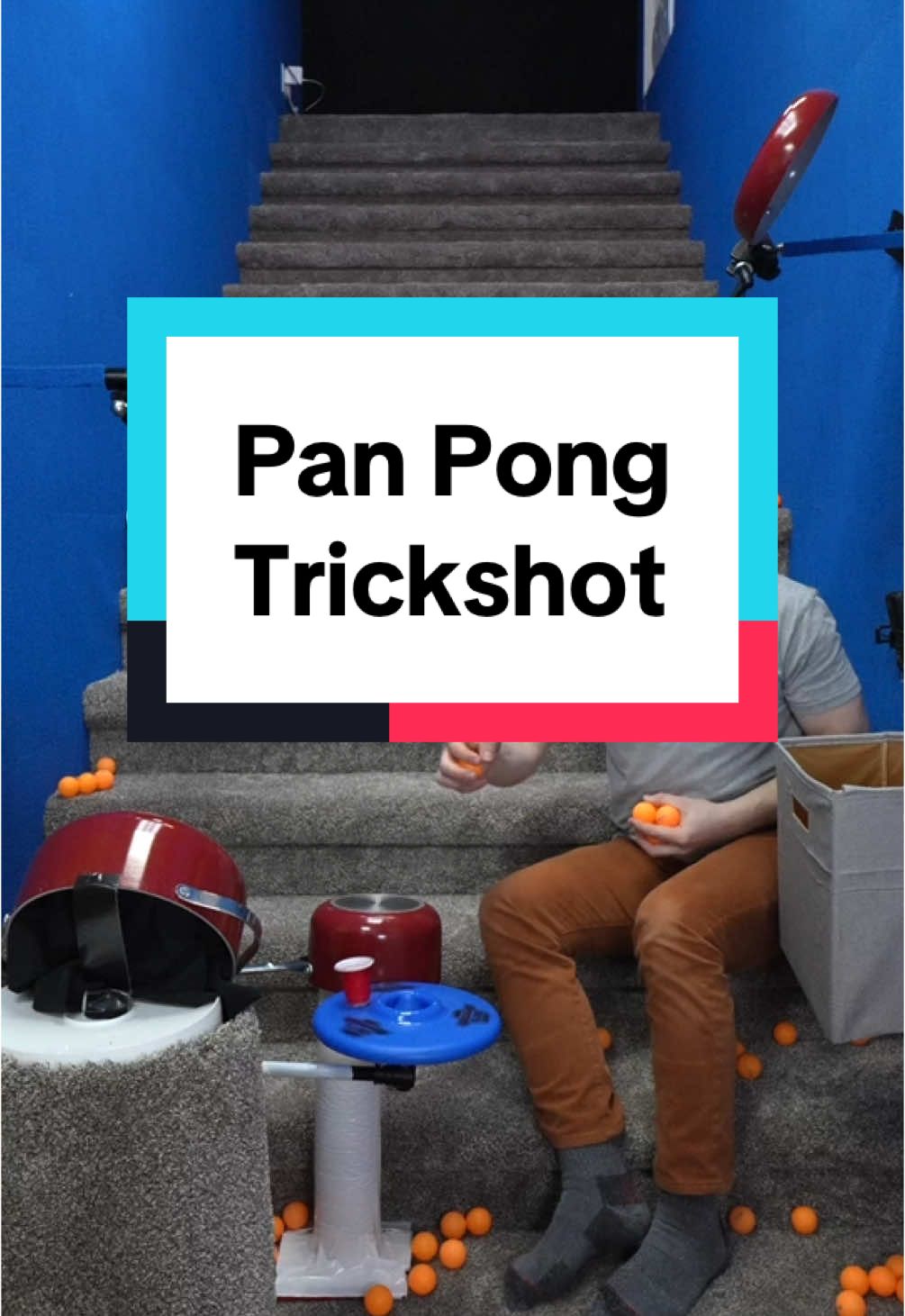 Pans Pong Trickshot #trickshot #trixshot