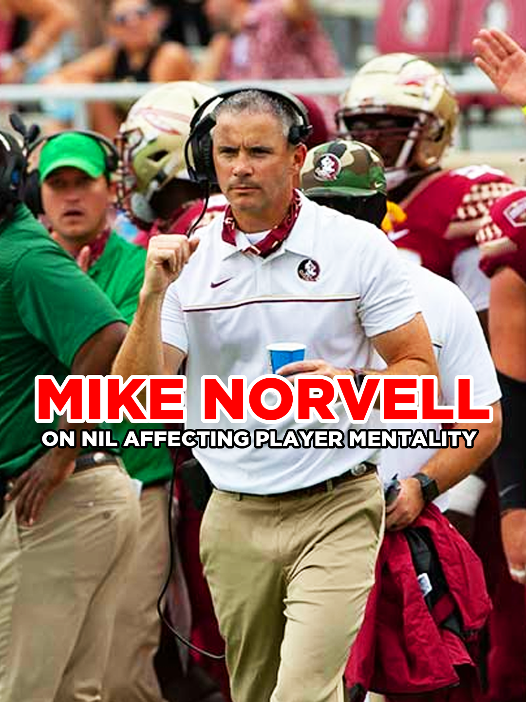 Mike Norvell breaks down how the dawn of NIL has increased player pressure #fyp #foryou #nfl