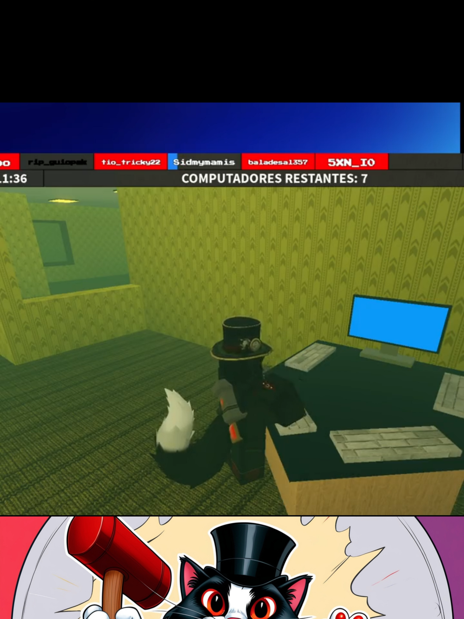 As vezes fecham uma porta na sua cara, mas Deus sempre abre uma janela. #live #marretao #roblox