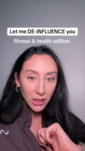 Let me DE-INFLUENCE you, fitness & health edition #deinfluencing #health #Fitness #cortisol #deinfluence #healthandwellness #healthtips 