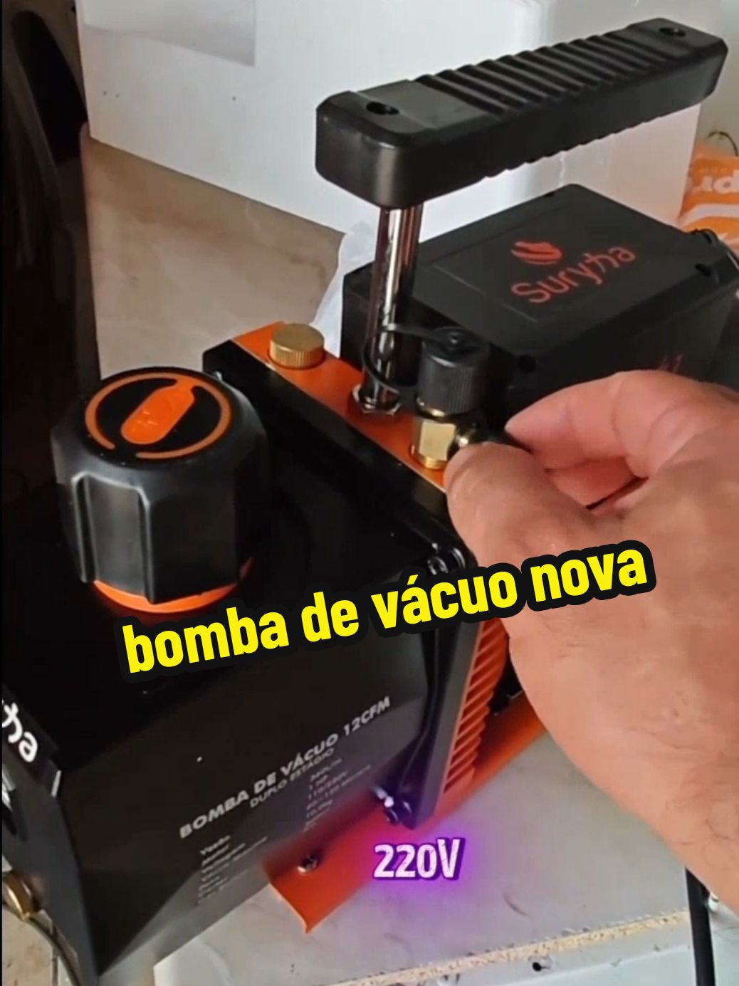 bomba de vácuo nova #bombadevacuo #microns #dicas 