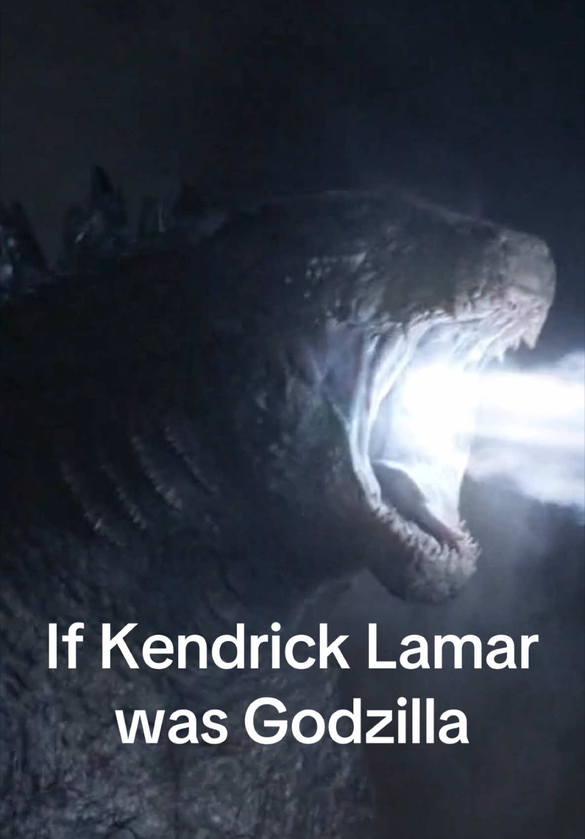 MUSTAAAAAAARD! If Kendrick Lamar was Godzilla. #godzilla #kendricklamar #tvoff #mustard @Warner Bros. Pictures @Legendary #film #movie #song