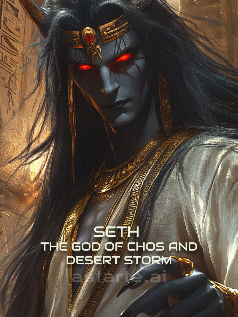 Seth: The Ancient Egyptian God of Chaos and Desert Storms. #ai #aiart #klingai #midjourney #aigrnerated #aigeneratedvideos #aitok #4k #hd #fypシ゚viral #foru #flypシ #foryourepage ⁠viral #Egypt #pyramid #avatar #god #pharaon ⁠#seth #chaos #storm #thunder