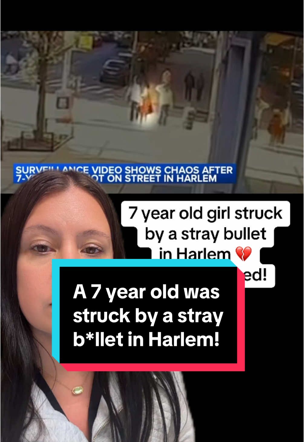 A 7 year old girl from Harlem was struck by a stray bullet, and her heartbroken mother is pleasing the Mayor to address youth g*n violence! #fyp #foryou #harlem #newyork #newyorkcity #police #news #breakingnews #viral #education #xyzbca  