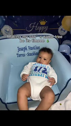 Just because I thought this was so cute 🥹🥰 🎄🎁#CapCut #nametree #christmas #sahm #babiesoftiktok #babyboy #babyfever 