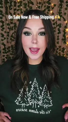 Tis the damn season sweatshirt, I AM IN LOVE! Perfect gift for all my amazing swifties this holiday season. GET YOURS NOW! 🫶 #tiktokshop #tiktokshopblackfriday #fyp #tisthedamnseason #blackfriday #swiftietiktok #cozylittlechristmas #taylorswift 
