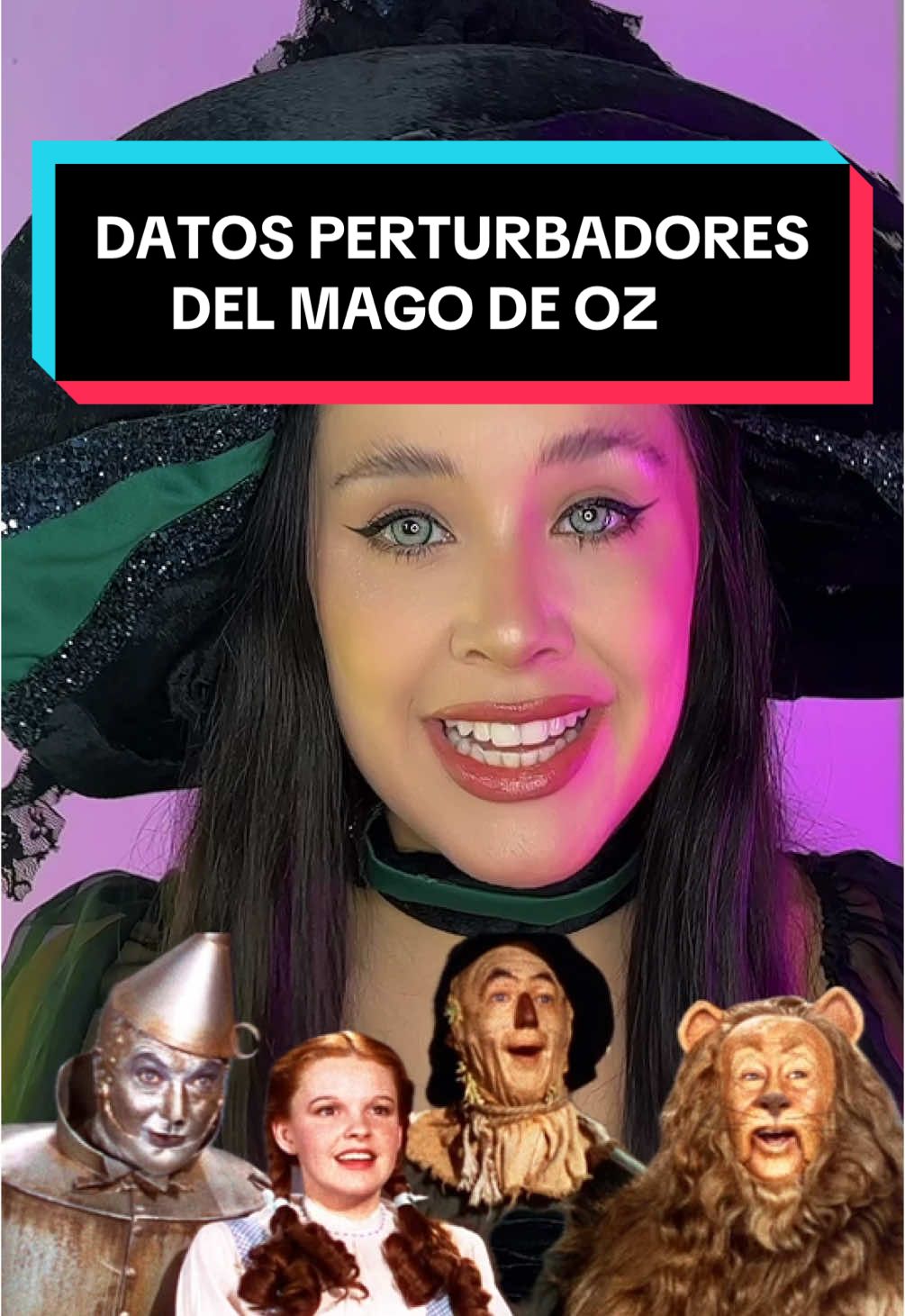 Conocían esta pelicula?👁️   •Pueden ver el video completo en mi canal de YouTube (ememakeup1) #elmagodeoz #magodeoz #wicked #datosperturbadores 