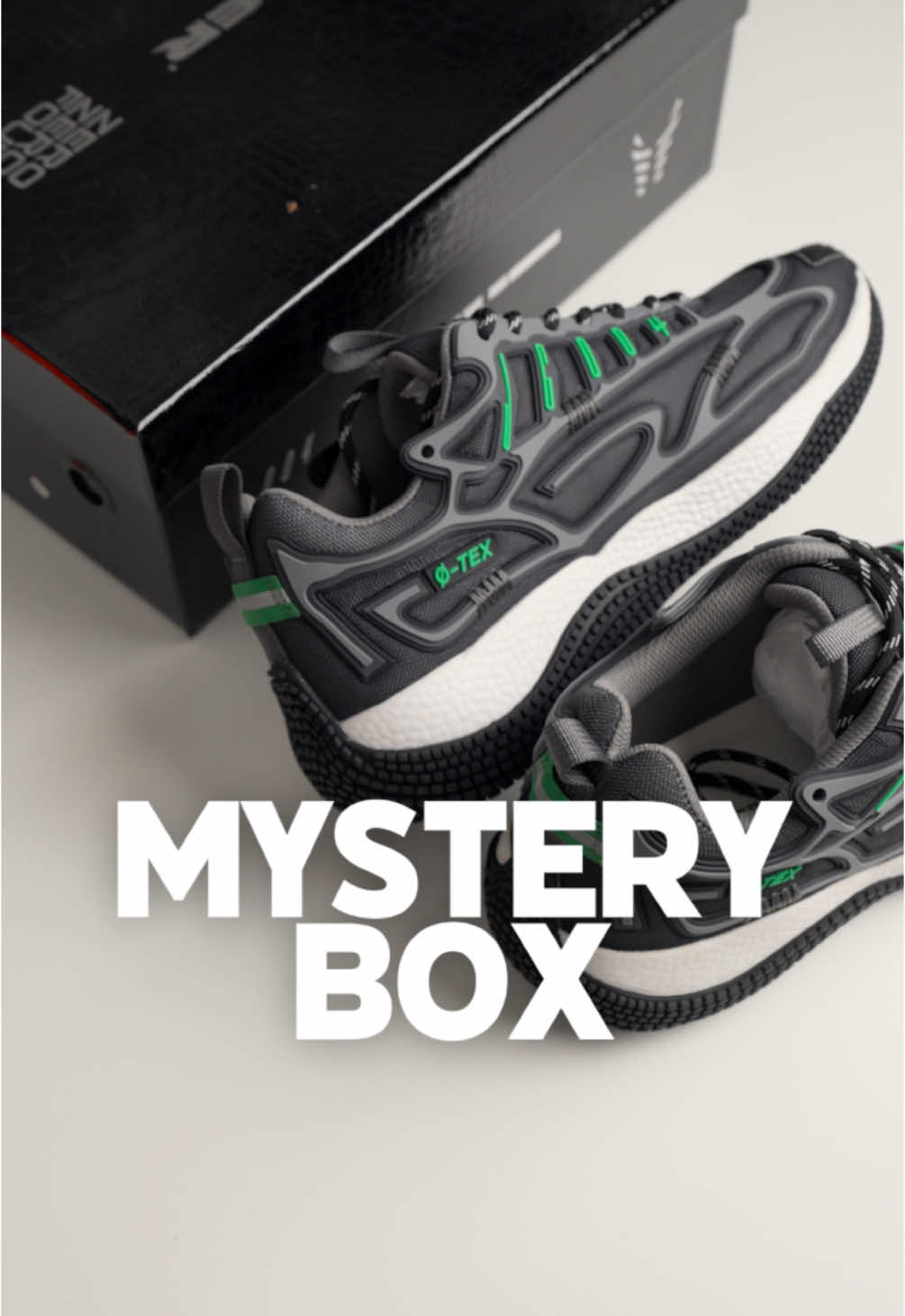 I got an unreleased sneaker?😯    #johngeiger #mysterybox #unreleasedshoes #raresneakers 