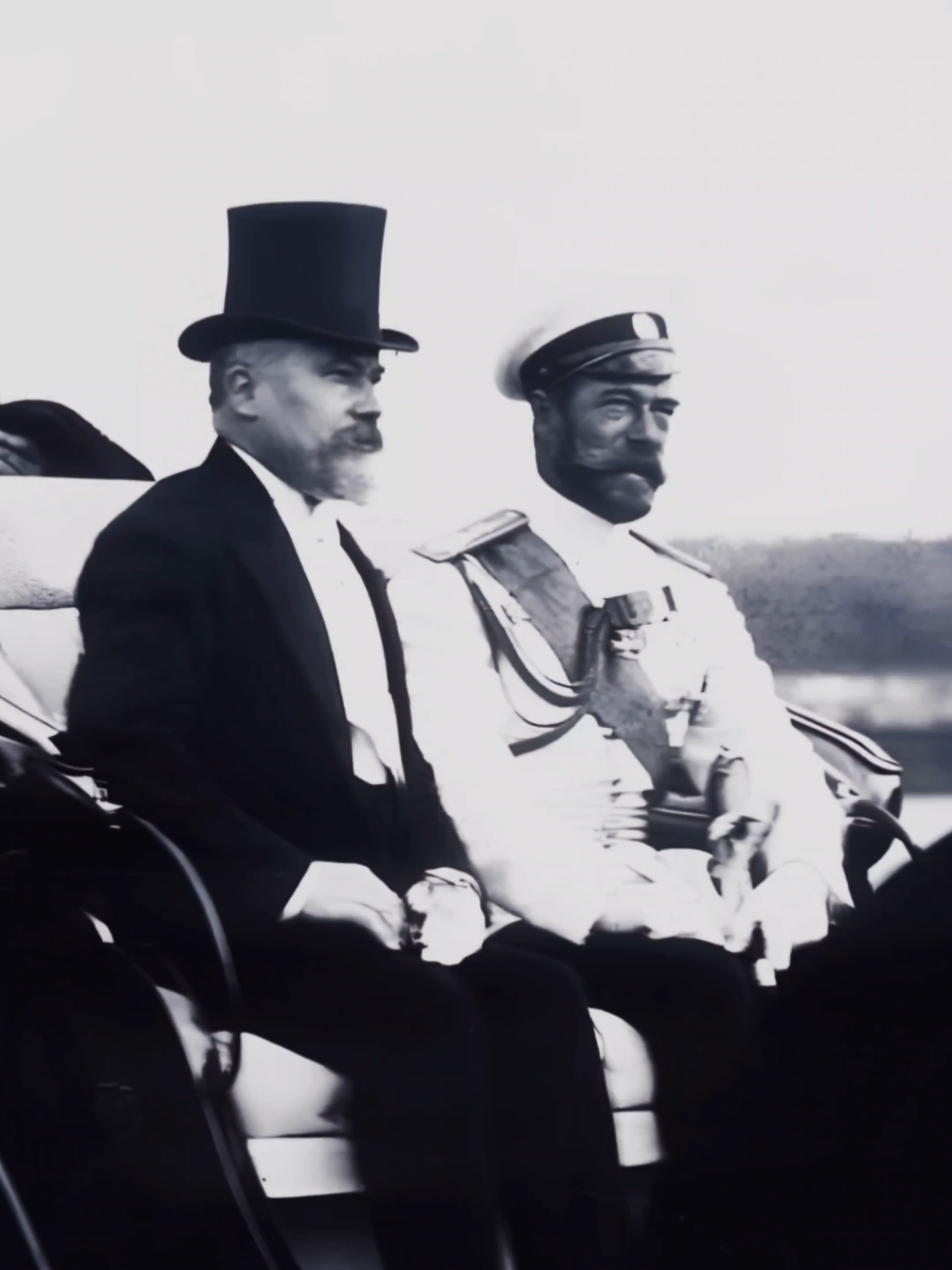 Nikolaï and Reymond #RaymondPoincaré #tsarnicolasii  #nicolasromanov #edit #historyedit #history #ww1  #tripleentente #fyp #france #russia 