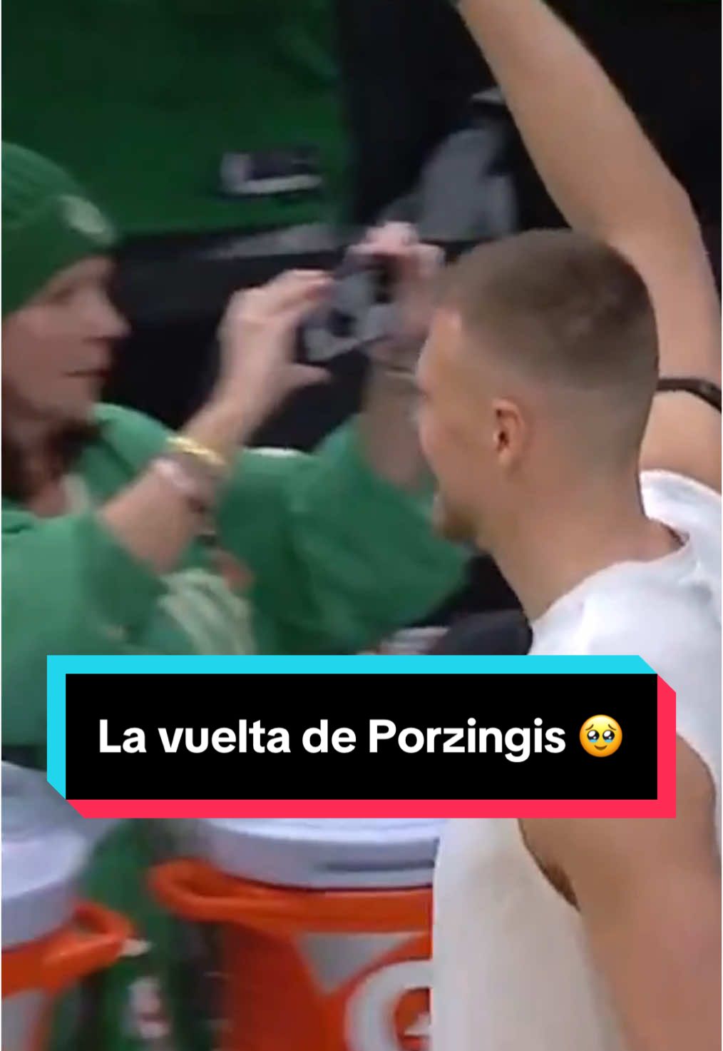 Vuelve Porzingis en Boston 😍 #NBA #basketball #porzingis 