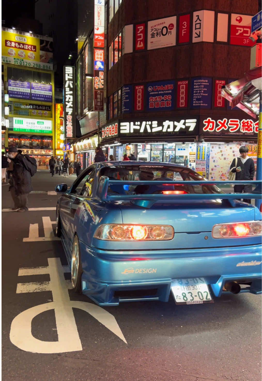Straight outta 2fast2furious💨 #tokyo #japan #shinjuku #fastfurious #fastandfurious #jdm #integra #dc2 #typer 