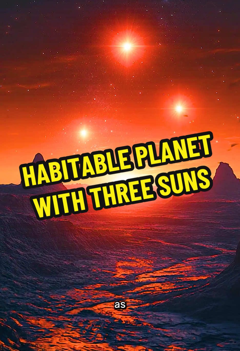 This habitable planet has not one but three suns! ☀️🌎 Crazy space videos every day! 👽☄️ #habitable #planet #space #live #life #galaxy #cosmos #sun 