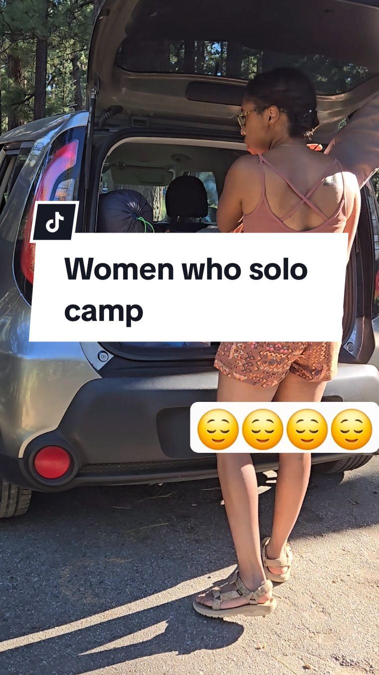 This was supposed to stay a draft.  #camping #solocamping #carcamping #campinghacks  #solofemaletraveler  #cookingoutdoors #dating #womensupportingwomen  #single 