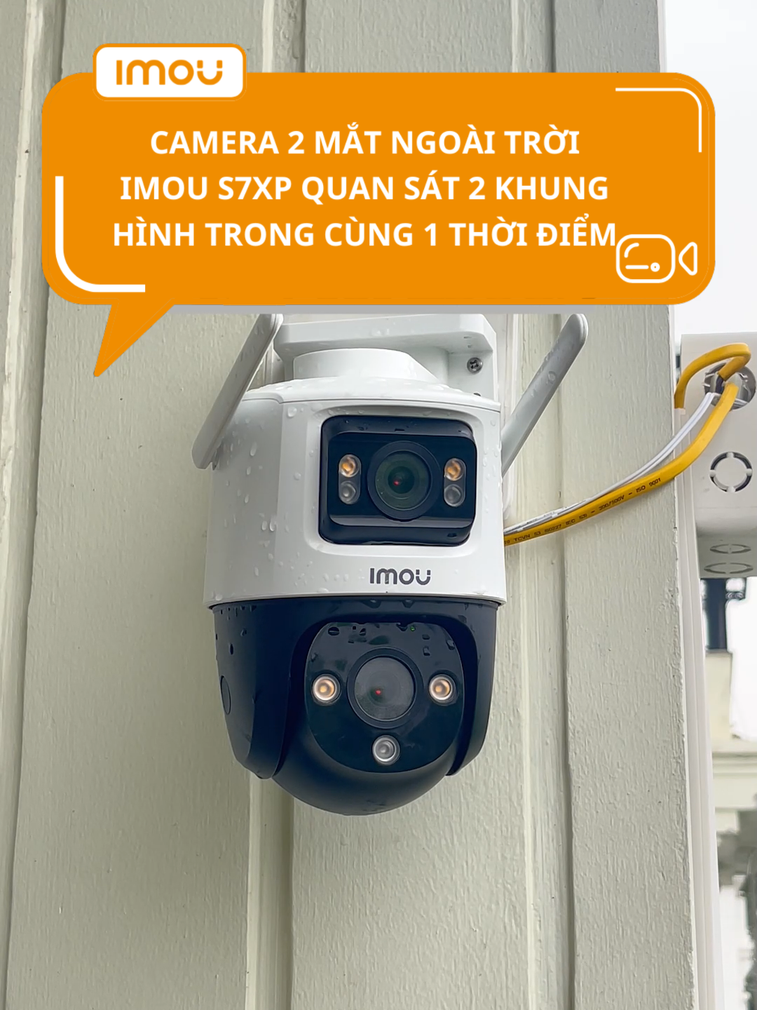 Cùng một lúc quan sát được 2 khu vực khác nhau imou s7xp có những điểm gì đặc biệt ? #imoukomex#komexcamera#cameraimou#imou #s7xp #camerangoaitroi