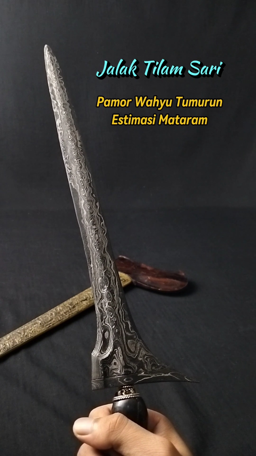 Jalak tilam sari pamor Wahyu Tumurun #pusaka #keris #jalaktilamsari #wahyutumurun #mataram #mahesasoka #dimaharkan #fypシ