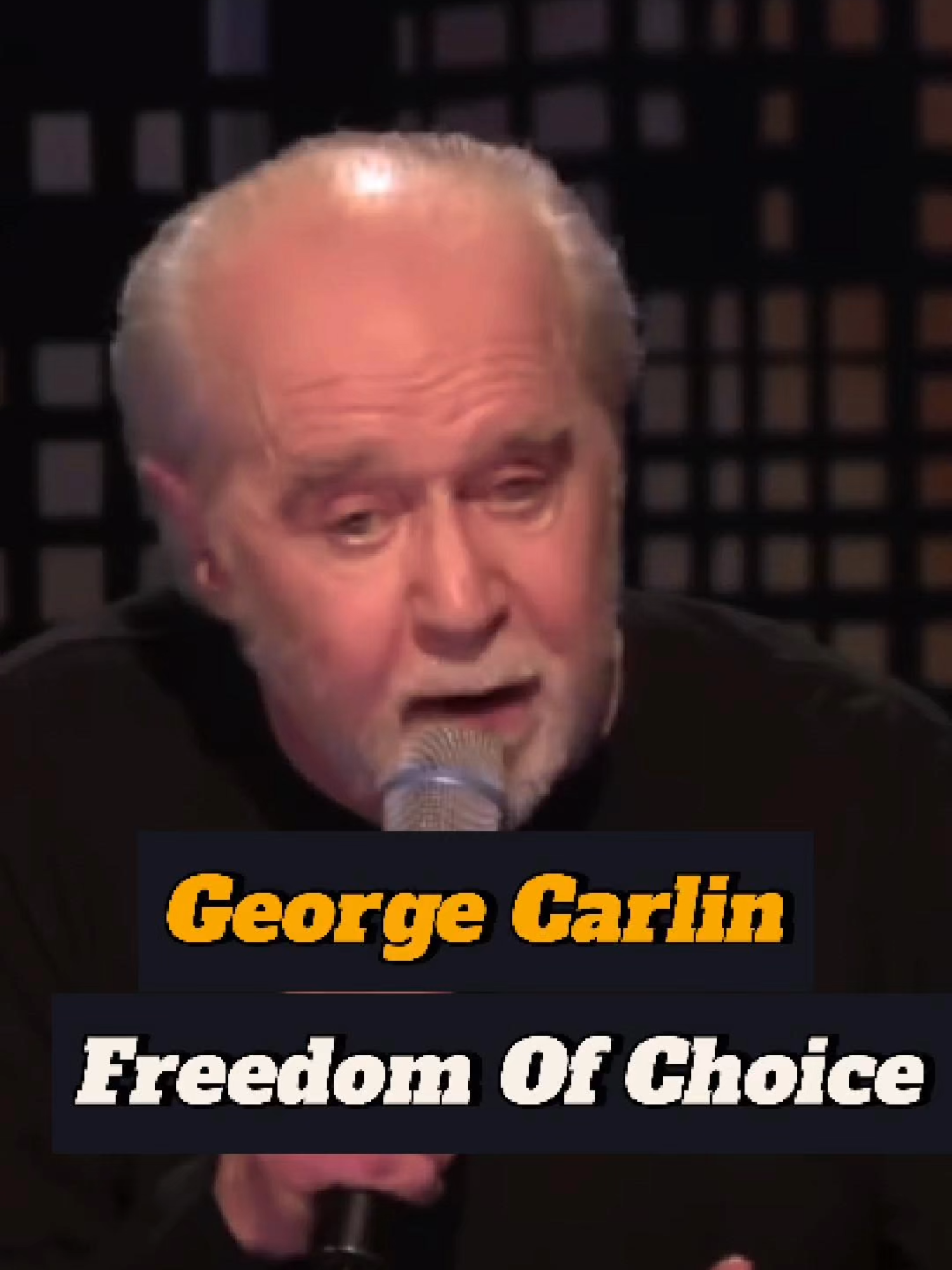 🎙️ George Carlin asks the real question: Is 'freedom of choice' just an illusion? 🤔😂 Watch and decide! #StandupComedy #Comedy #GeorgeCarlin #FreedomOfChoice #PoliticalComedy #standup#funnyjokes