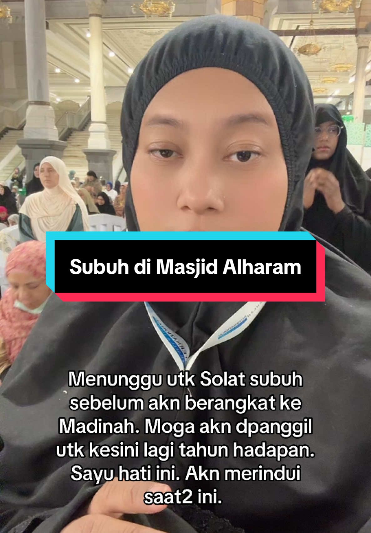 Mwnunggu solat subuh di Masjid Alharam. #chyeizie #eizie #mekah #umrah 