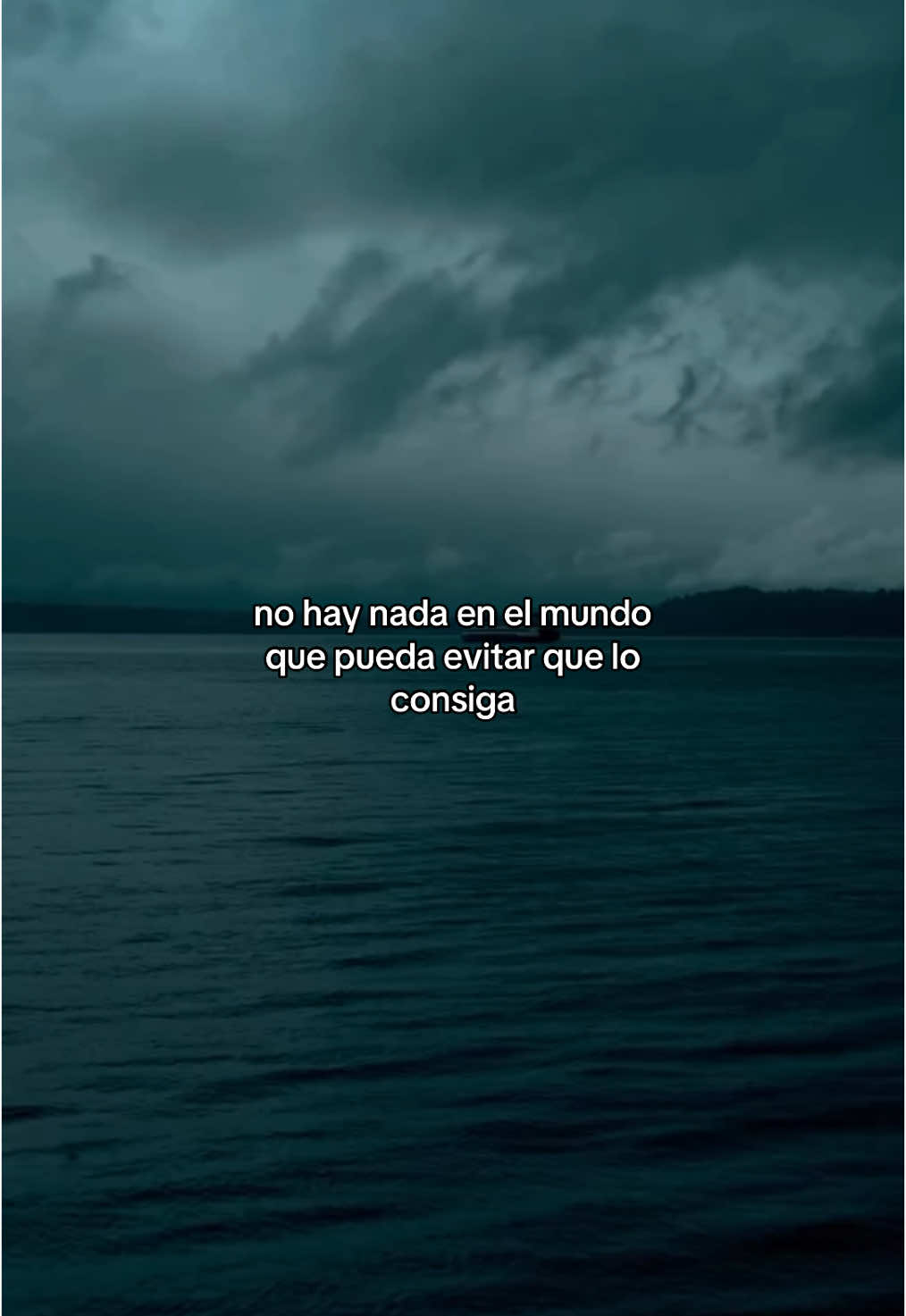 Cuando quieras algo tanto, pero tanto, como respirar cuando estás debajo del agua, lo tendrás. 