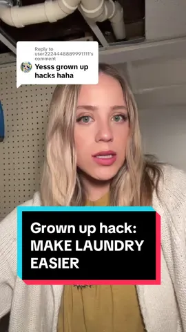 Replying to @user2224448889991111 GROWN UP HACK YALLLL. And if laundry is easy for you go away you dont know my struggles. 