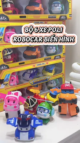 Món quà tặng bé trai bộ 6 xe Poli Robocar Biến hình Robot #xeoto #xepoli #bo6xepoli #monquatangbetrai #quachobe #xepolibienhinh #robocarpoli #robot #robotbienhinh #betrai #oto #moto 