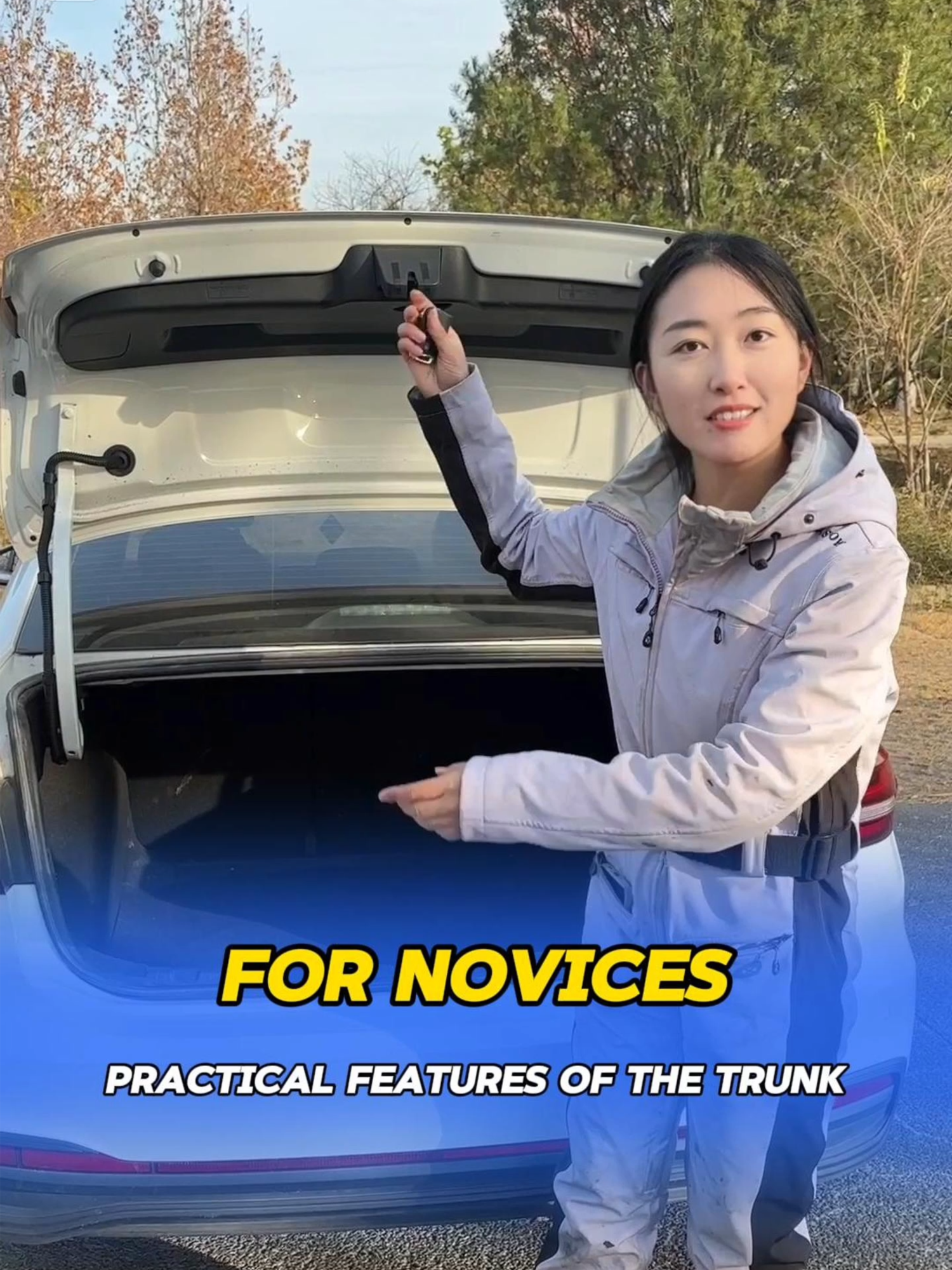 Practical functions of the trunk that novices must see#cardrivingskills #automobile #cars #tips #carrepair #cartips #carskills #driving #car #skills