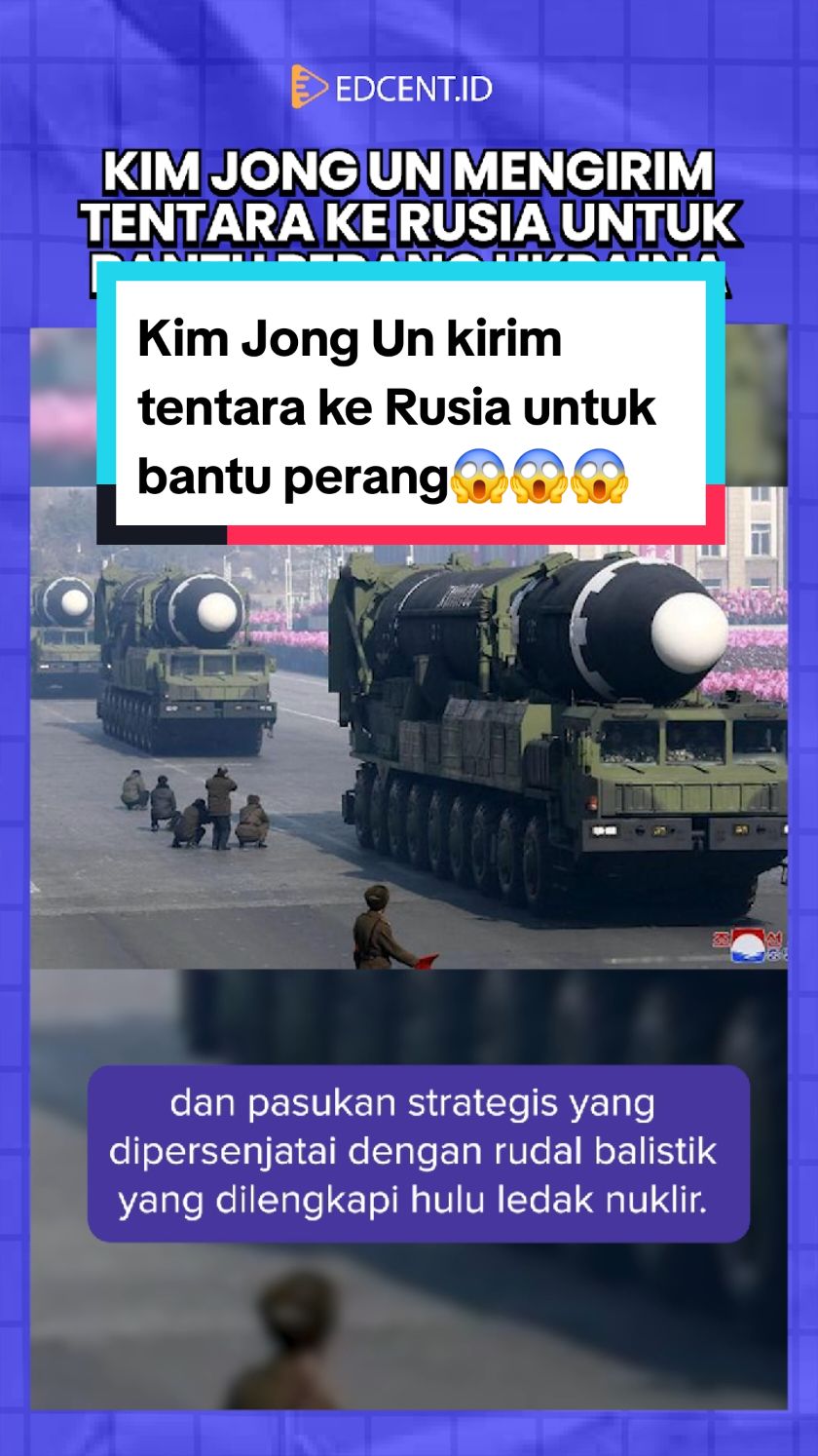 Korea Utara disebut telah mengirimkan ribuan tentara ke Rusia yang disinyalir bakal ikut membantu dalam perang melawan Ukraina. Tentara Rakyat Korea (KPA) memiliki sekitar 1,3 juta personel aktif dan merupakan salah satu militer terbesar di dunia, setelah China dan Amerika Serikat. #perang #ukraine #rusia #korut #koreautara #beritatiktok 