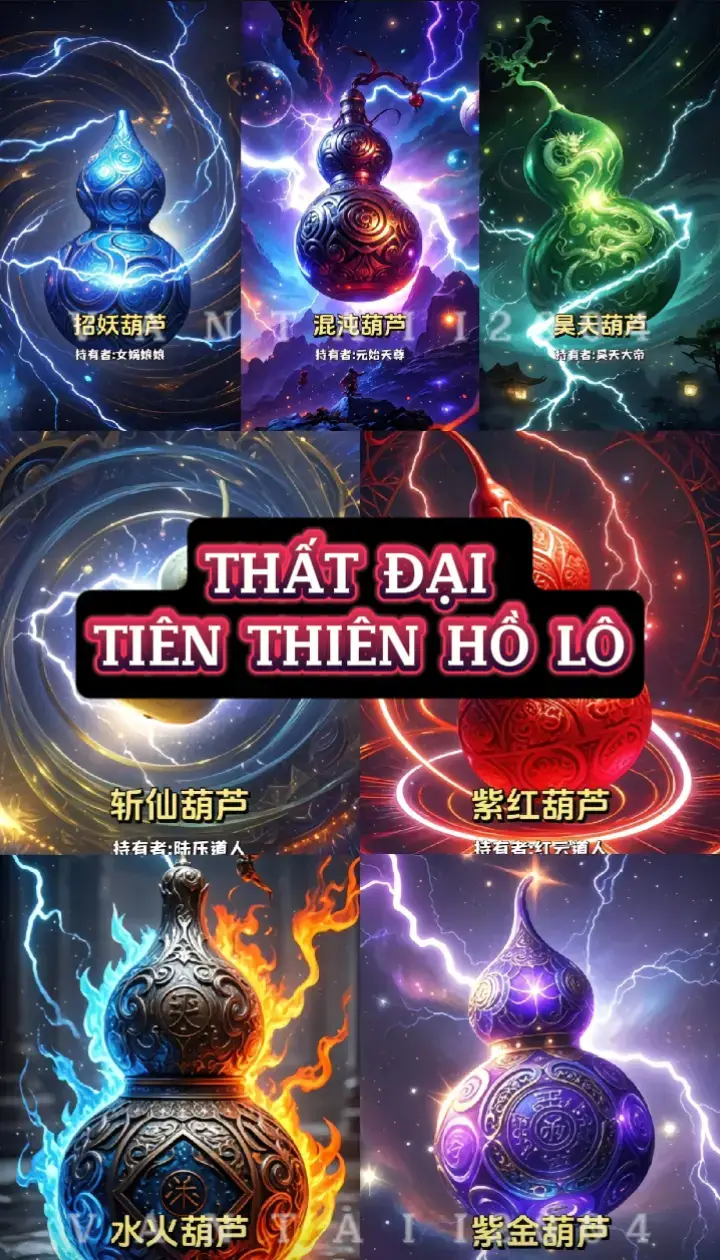 THẤT ĐẠI TIÊN THIÊN HỒ LÔ  #thanthoaitrunghoa #thanthoaitrungquoc #xuhuong #xuhuongtiktok #thinhhanh #viral #fyp #foryou #vantaii2004 