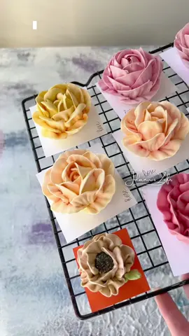 Fall inspired Marshmallow Flowers 🍂