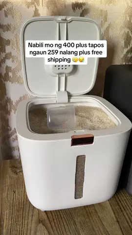 259 nalang plus naka free shipping pa😪🥲 #ricedispenser #rice #dustproof #waterproof #insectproof #aesthetic 