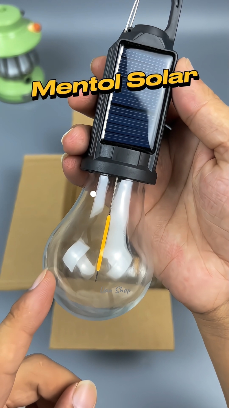 #mentolsolar #lampusolar #solarlights #lampukecemasan #lampucamping #campinglife #campinglamp  #bulb 