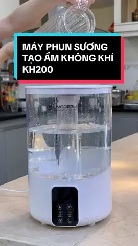Cân bằng độ ẩm trong không gian với máy phun sương tạo ẩm không khí KH200 #uvgreen #uvgreenvietnam #uvgreenofficial #mayphunsuongtaoam #kh200 #chamsocsuckhoe #giadungthongminh #mayphunsuong 