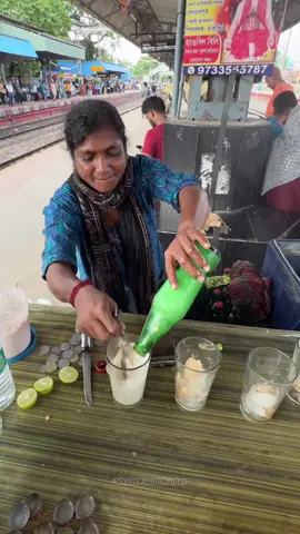 Hardworking Aunty Sells Fresh Nuclear Soda 🪭 Business name  Rocket Soda 🔭 Address Baruipur, India  💸 Price  15 Rupee /$ 0.17 USD #india #streetfood #viral #fyp 