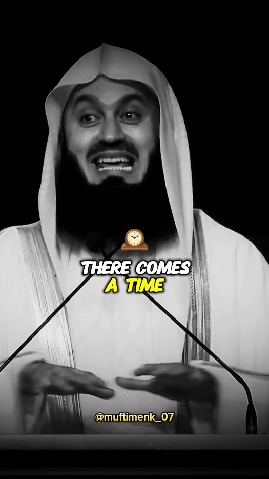 There comes a time when people leave you your friend and family might leave you 🥹🥹 #muftimenk_07 #grow #motivation #muslimtiktok #muftimenk #muftimenkmotivation #islamic_video #fyp #foryou #viral #islam #muftimenkspeech #allah100k #inspiration #menk 