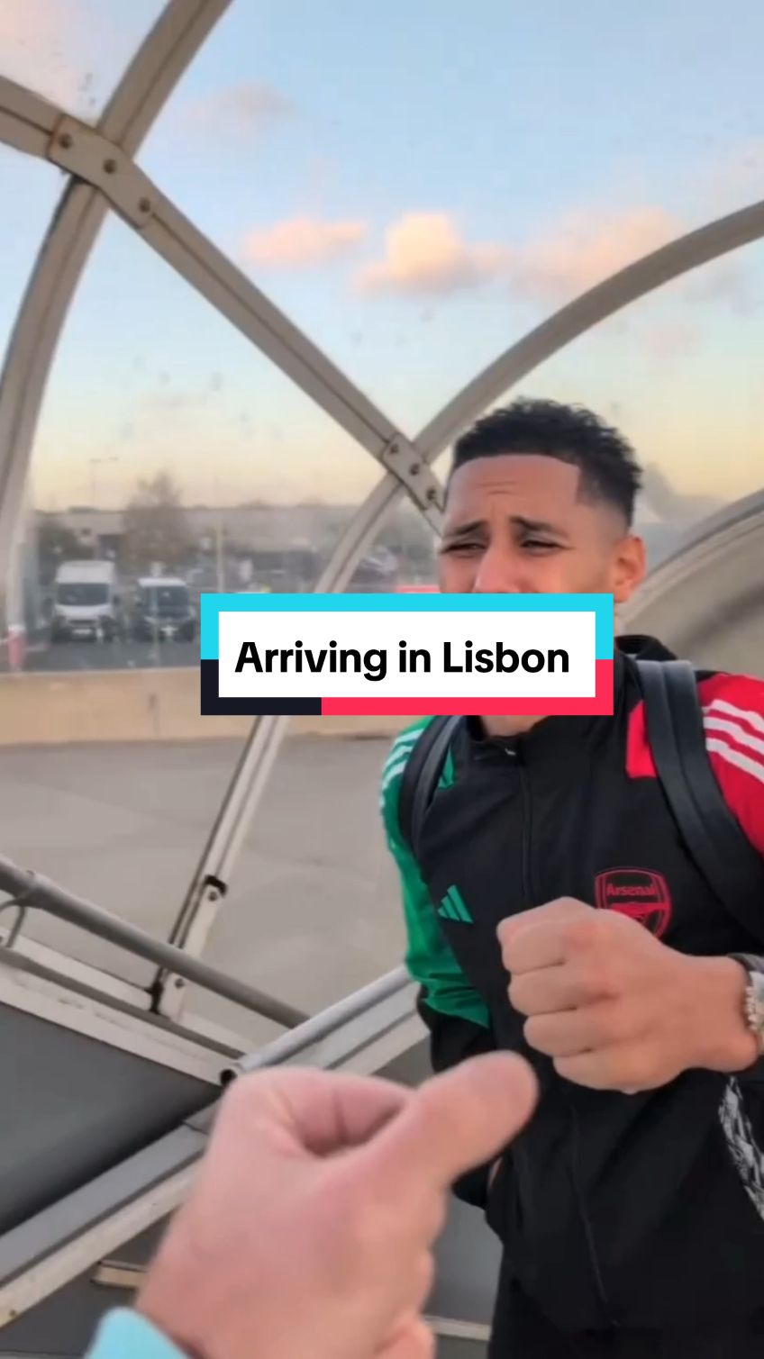 Arsenal arriving in Lisbon ready to represent ✊ #arsenal #arriving #ucl #championsleague #lisbon #fyp #footballtogether #foruyou #creatorsearchinsights #odegaard #saliba #kierantierney #coyg #trendingtiktokviral #matchday #arsenalvssporting