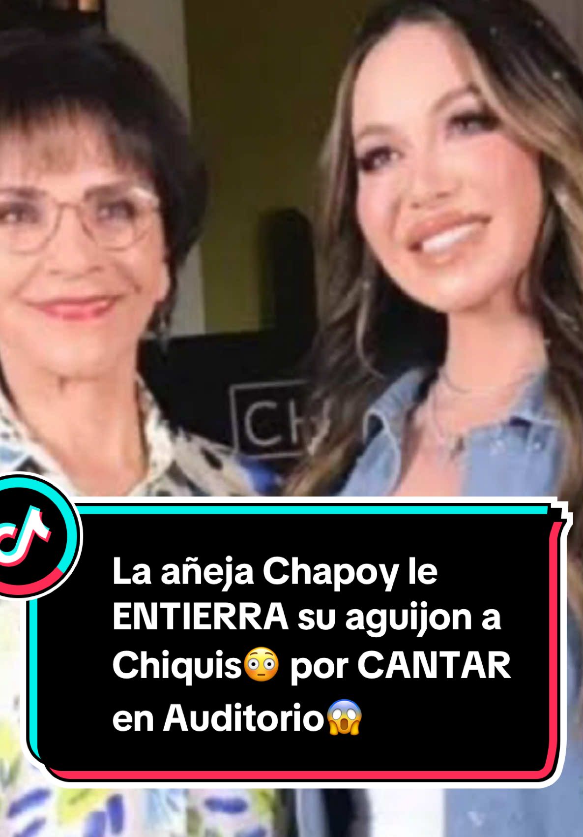 La Aneja Pati Chapoy entierra su venenoso aguijon a Chiquis por CANTAR en Auditorio😱 #patychapoy #tvazteca #chiquisrivera #jennirivera #mexico 