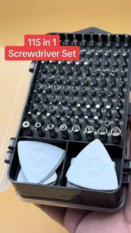 115 in 1 precision screw driver set with magnatic . Great gift #precisionscrewdriver #precisionscrewdriverset #screwdriverset #DIY #watchrepair #musthaves #giftideas #tiktokmademebuyit #blackfridaysale #fyp #viral #spotlight #tiktokshop #diytiktok 