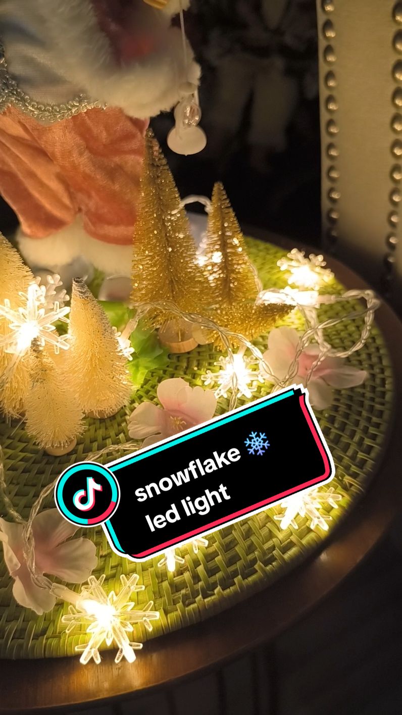 Christmas snowflake string light led fairy light #light #ledlights #christmas #christmaslight #fairylight #fyp #onlinestore.ph