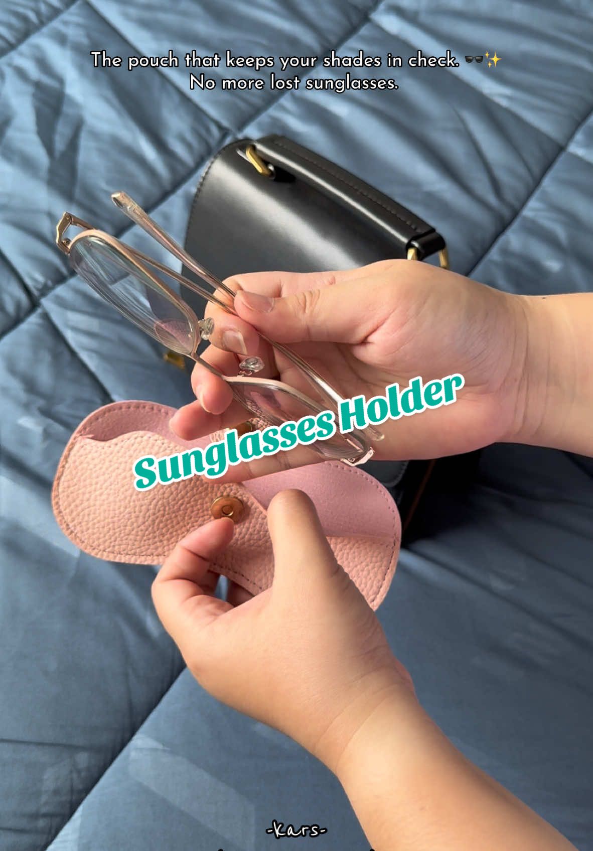 No more chaos in my bag! 👜 This pouch keeps my shades safe. Get yours too! Click the yellow basket. #sunglassespouch #eyeglassesholder #sunglasses #sunglassescover #sunglasseshack #sunglassesholder 